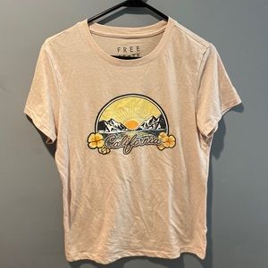 Pink California Graphic T-Shirt Size XL